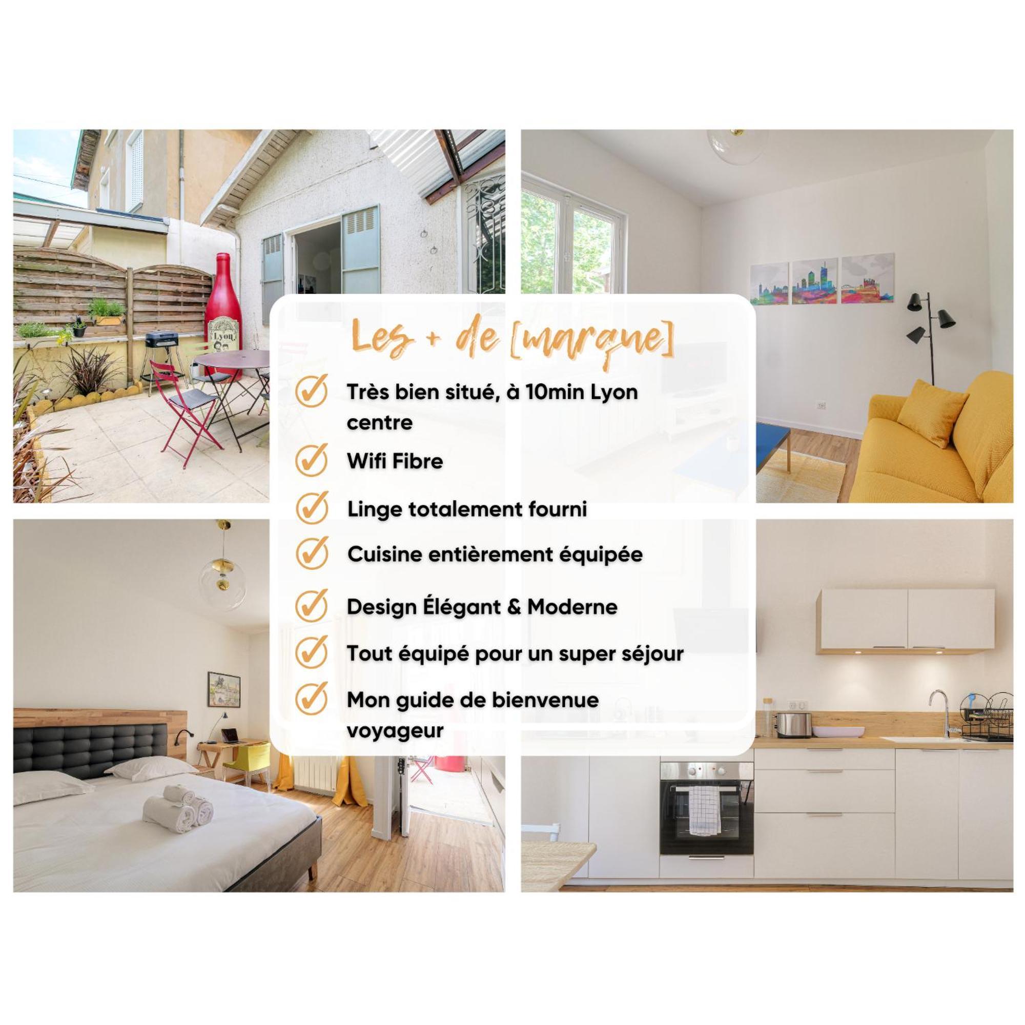 Maison Cosy Avec Terrasse A 15 Minutes De Lyon Et Wifi Rillieux-la-Pape Eksteriør billede
